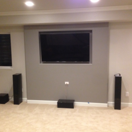 Recessed TV Wall